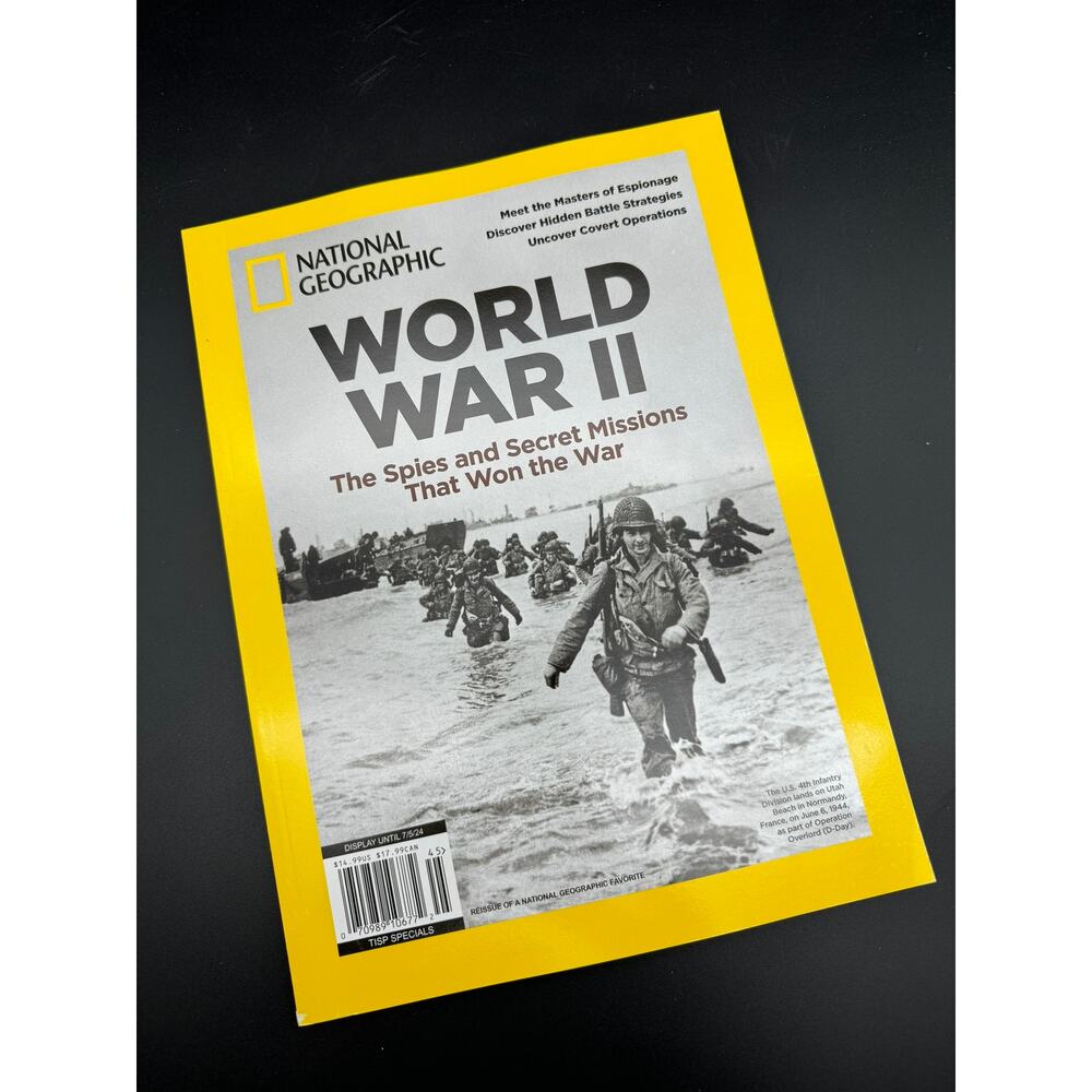 World War II National Geographic Magazine 2024 Spies & Secret Missions War NEW